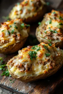 Ofenkartoffeln mit Thunfisch und Käse