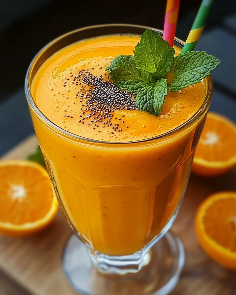 Orange Gute-Laune-Smoothie