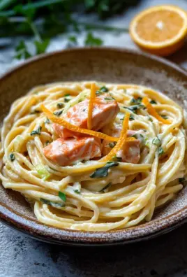 Orangen Lachs Pasta 31 Orangen Lachs Pasta