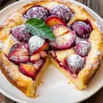 Pflaumenkuchen mit Schmand