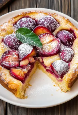 Pflaumenkuchen mit Schmand