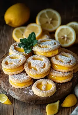 Plätzchen mit Lemoncurd 33 Plätzchen mit Lemoncurd