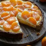Quarkkuchen mit Mandarinen