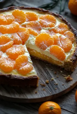 Quarkkuchen mit Mandarinen
