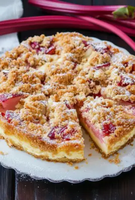 Rhabarber-Cheesecake mit Streuseln 30 Rhabarber-Cheesecake mit Streuseln