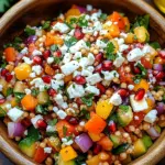 Rote Linsen Salat Orientalisch mit Feta