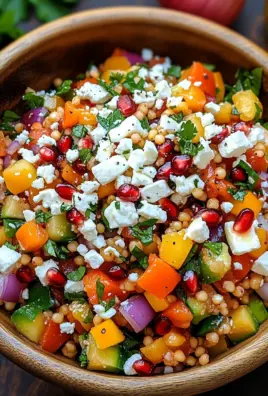 Rote Linsen Salat Orientalisch mit Feta