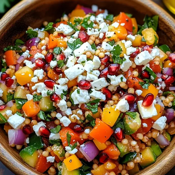 Rote Linsen Salat Orientalisch mit Feta