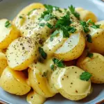 Senfsauce mit Salzkartoffeln