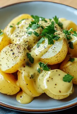 Senfsauce mit Salzkartoffeln 26 Senfsauce mit Salzkartoffeln