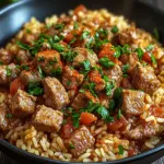 Serbisches Reisfleisch
