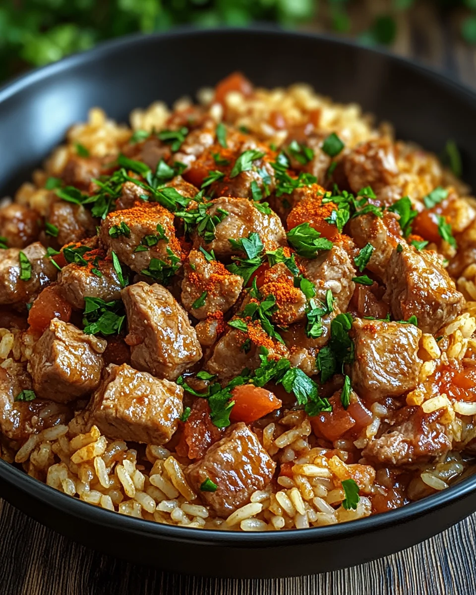 Serbisches Reisfleisch