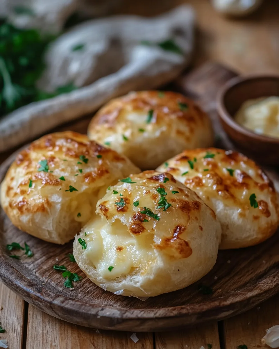 Speck & Käse Brötchen mit Knoblauchbutter 22 Speck