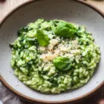Spinat Risotto mit frischen Kr&auml;utern
