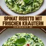Spinat Risotto mit frischen Kräutern 19 Pinterest Hidden Image