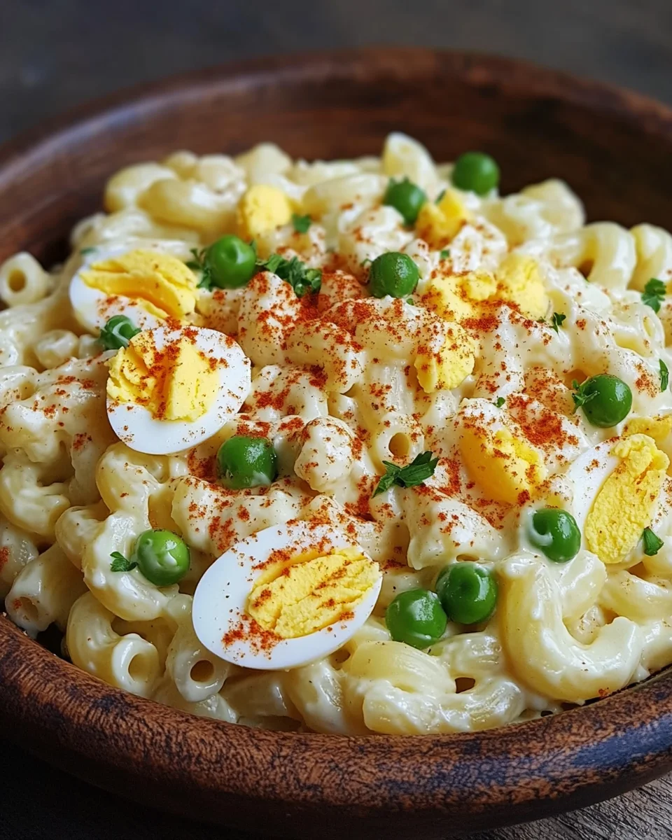 Teufelsei-Makkaroni-Salat