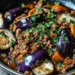 T&uuml;rkische Auberginen-Hackfleisch-Pfanne