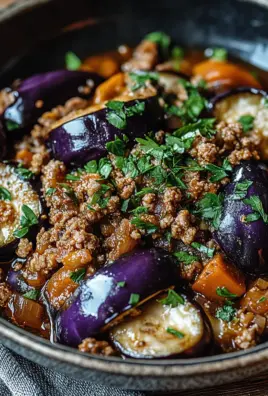 Türkische Auberginen-Hackfleisch-Pfanne