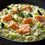 Zucchini-Lachs-Risotto