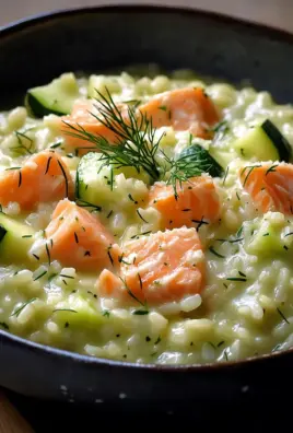 Zucchini-Lachs-Risotto