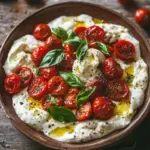 Burrata Pasta mit Tomaten aus dem Ofen