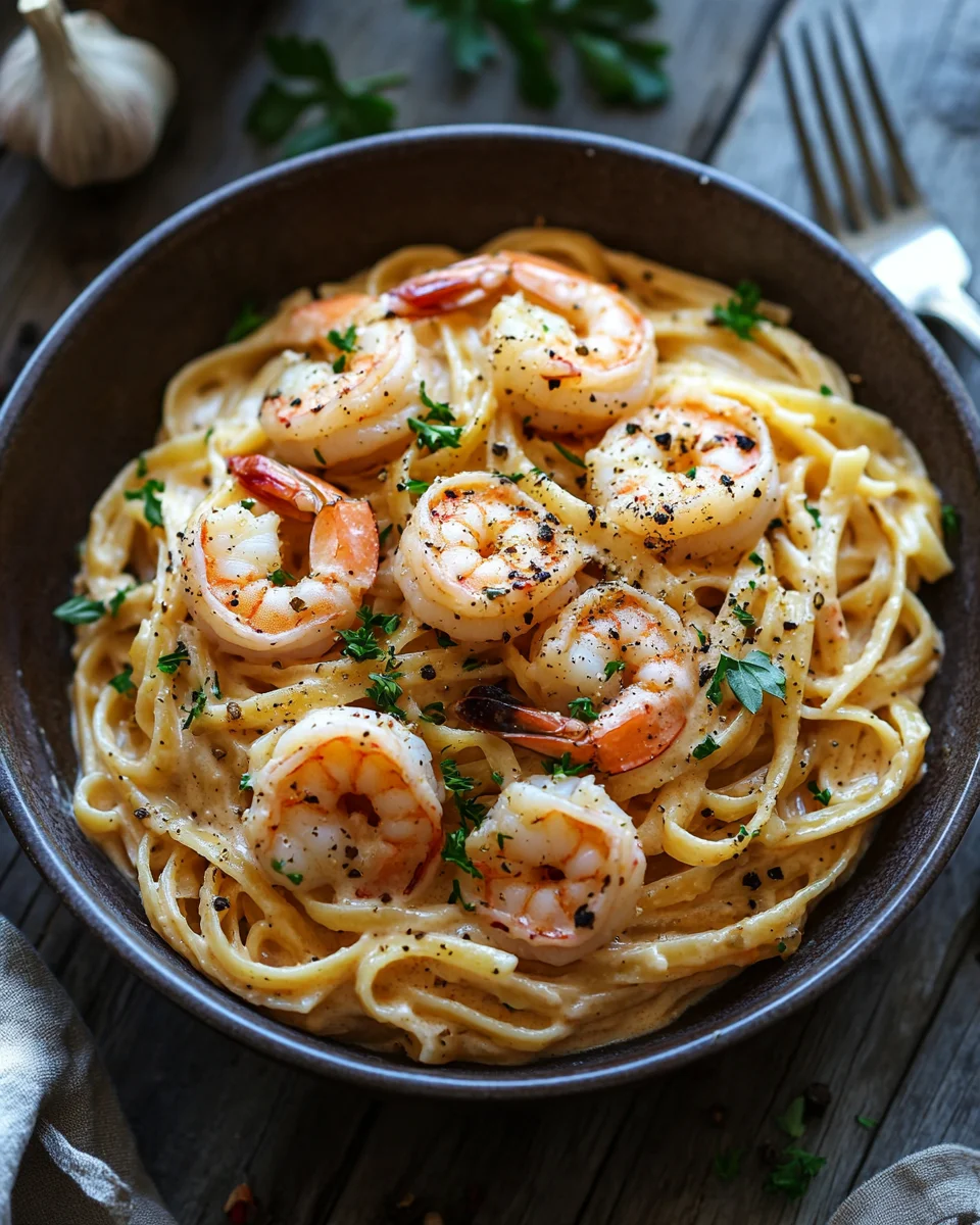 Creamy Shrimp Pasta 18 Creamy