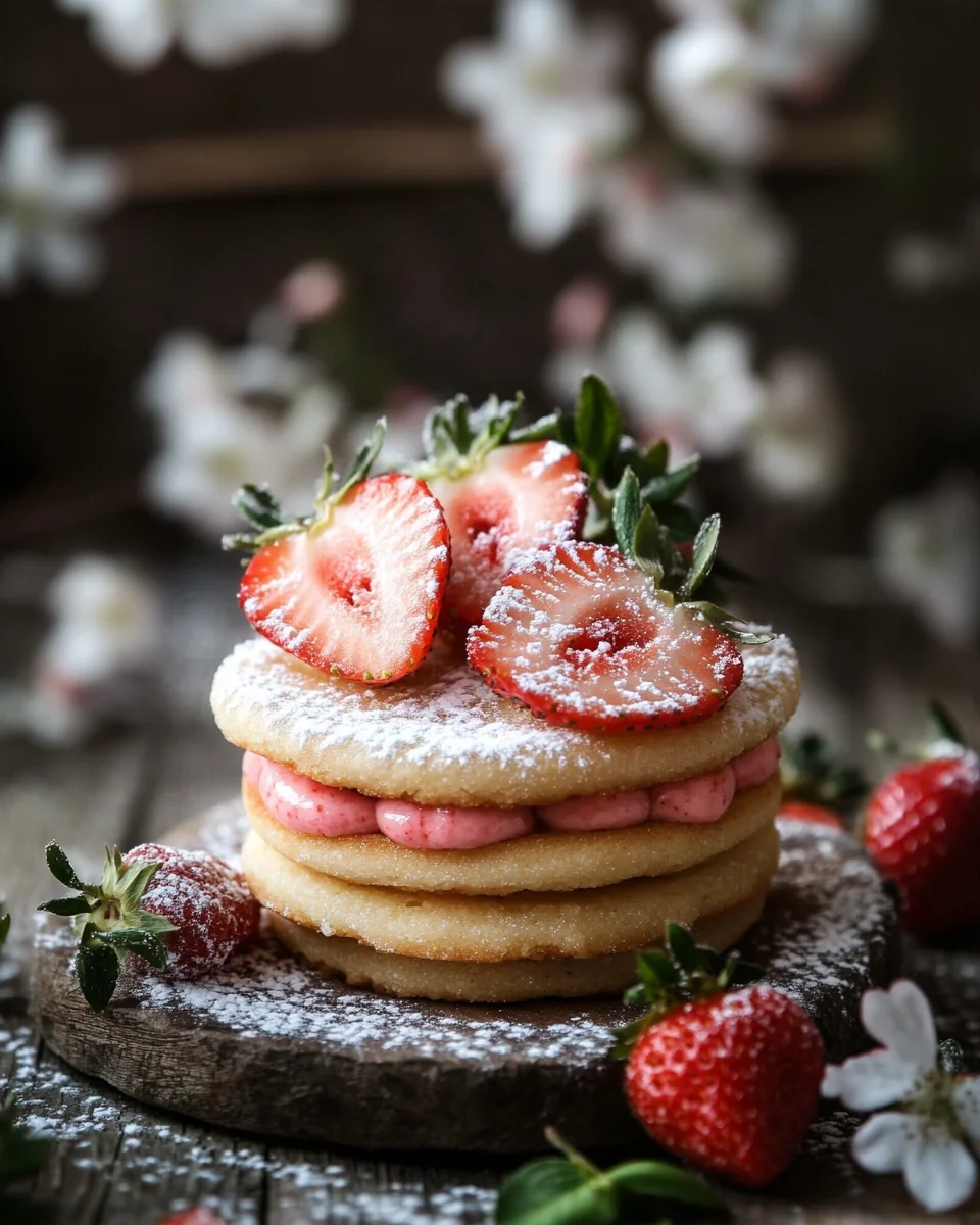 Erdbeer-Käsekuchen-Kekse 20 Erdbeer-Käsekuchen-Kekse
