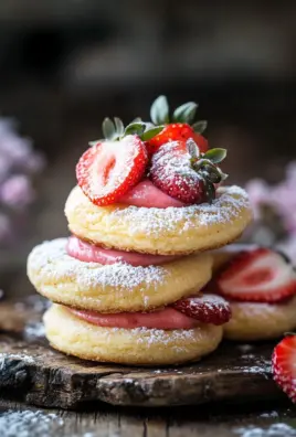 Erdbeer-Käsekuchen-Kekse 24 Erdbeer-Käsekuchen-Kekse
