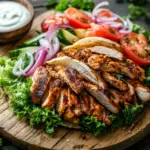 Ger&ouml;stetes H&auml;hnchen Shawarma Gyros