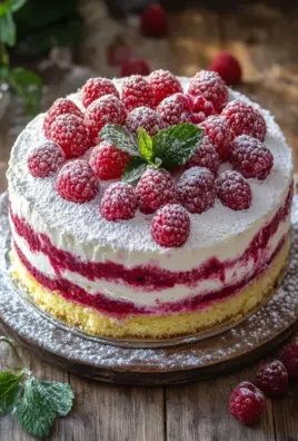 Himbeertorte mit Joghurtcreme