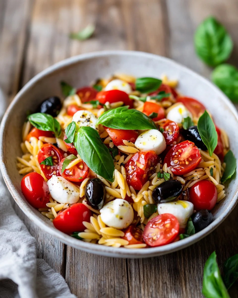 italienischer Orzo-Nudelsalat