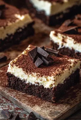 Käsekuchen Brownies mit Frischkäse und Schokolade
