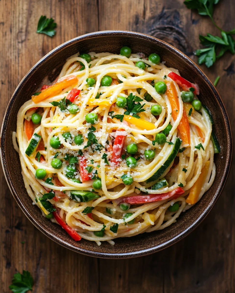 Kalifornischer Spaghetti-Salat