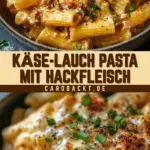 Käse-Lauch Pasta mit Hackfleisch 21 Pinterest Hidden Image