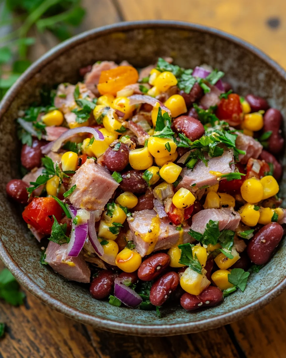 Kidneybohnen-Thunfisch-Salat
