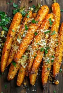 Knoblauch-Parmesan-Ofenkarotten