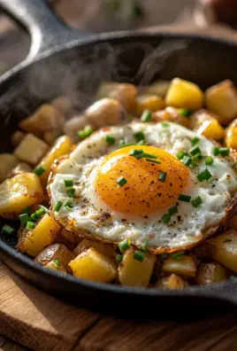 Leberkäse-Kartoffel-Pfanne mit Spiegelei von FrlM
