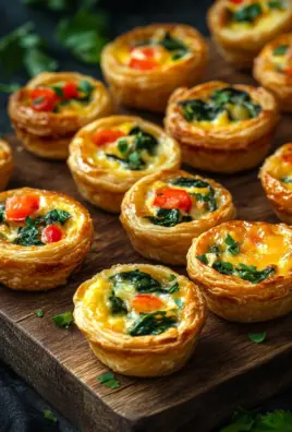 Mini Frühstücks-Quiches 24 Mini Frühstücks-Quiches