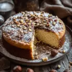 Nusskuchen mit Nougatcreme