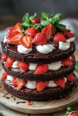Saftige Erdbeer-Schoko-Torte 22 Saftige Erdbeer-Schoko-Torte