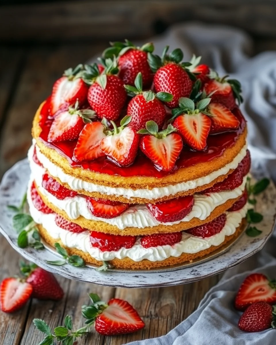 Homepage 11 Schneller Erdbeerkuchen mit Schmand