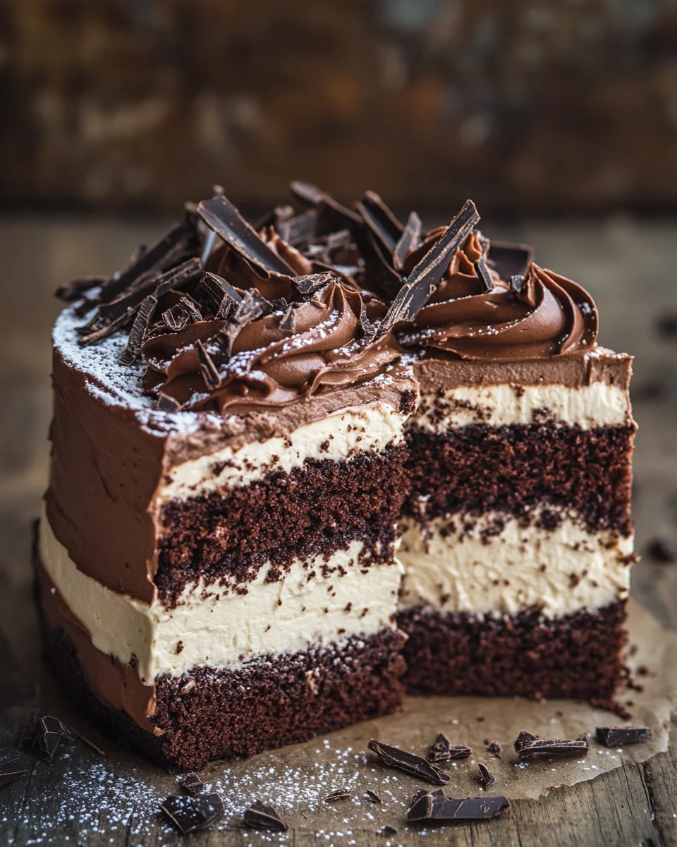 Schokotorte mit Buttercreme 25 Schokotorte