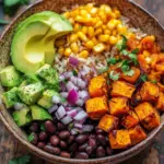 S&uuml;&szlig;kartoffel Burrito Bowl