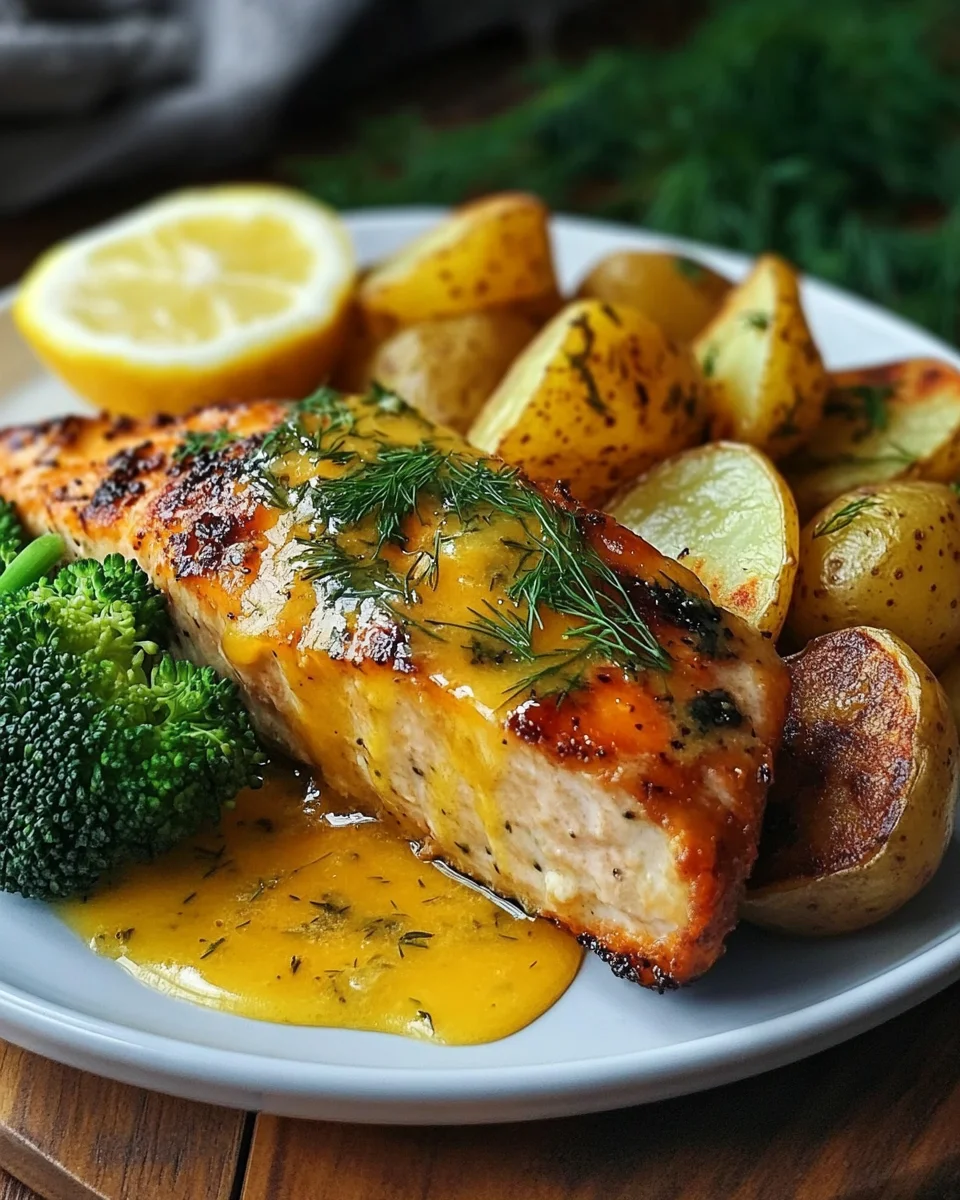 Zitronenbutterlachs